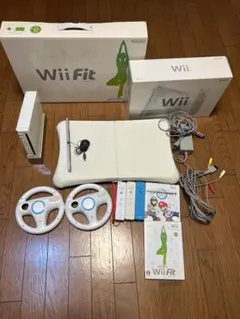 Wii ゲーム機　マリオカート等　セット