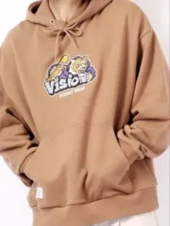 VISION STREET WEAR ブラウン パーカー L 新品未使用タグ付き
