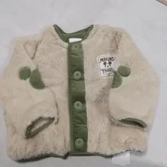 新品未使用 リトシー ボアアウター 110 ミッキー