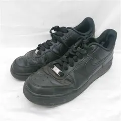 ナイキ Nike エアフォース1 オールブラック メンズスニーカー 25cm