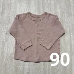 UNIQLO ユニクロ　長袖トップス　女の子服　シンプル明日