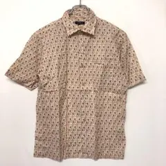 JUN MEN レトロ ドメスティック モード 古着 総柄 半袖シャツ 日本製のサムネイル