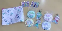 おそ松さん キーホルダー・缶バッジ・ポーチセット