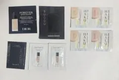 デパコス　ファンデーション　サンプルセット　DIOR SUQQU デコルテ　など