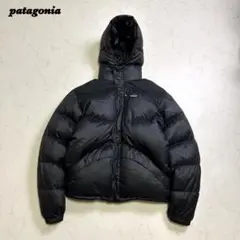 【00s】パタゴニア ダウンパーカ DOWN PARKA 肉厚 黒 M