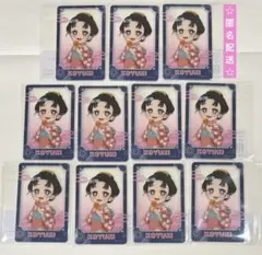 鬼滅の刃 花火大会 WEBSHOPくじ クリアカード 恋雪