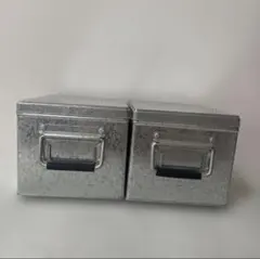 無印良品 トタンボックス 小 19×29×16センチ 2個セット