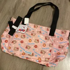 アベイル　キティ　日焼け　サンリオ　ポケッタブルトートバッグ