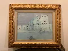 「真作」住田昭「PARIS」風景画　油彩画　額装　サイン有り　F6号 K*a様 「真作」住田昭「1989 パリ」風景画 油彩画 額装 サイン有り F1