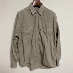 Levi's リーバイス ベージュ 長袖シャツ フロントポケット付き XL