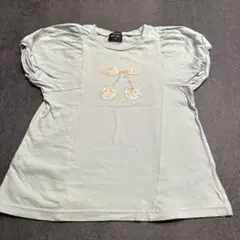 petit main チェリー刺繍 Tシャツ 130cm