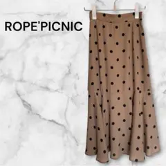 ROPE'PICNIC ドット柄フレアスカート サイズ36