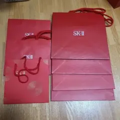 SK-II 紙袋 ショッパー 赤 7個