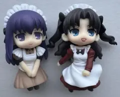 FATE ねんどろいどぷち 遠坂凛 間桐桜 メイド服のサムネイル