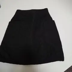 JEANASIS ジーナシス キルティング ハイウエスト ミニスカート S