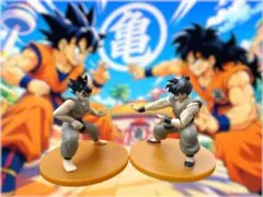 ドラゴンボール 孫悟空＆ヤムチャ 可動フィギュア 2体セット モノトーン仕様