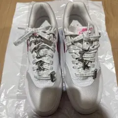 Nike Air Max 1 プレミアム ホワイト/レッドのサムネイル