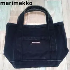 marimekko　マリメッコ　トートバッグ　ブラック　キャンバス　墨黒　小さめのサムネイル