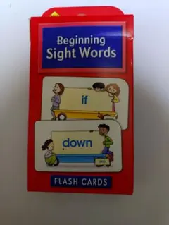 英語幼児向けカード　Beginning Sight Words フラッシュカード
