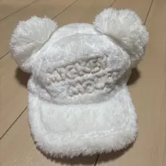 ち*様 ミッキーマウス ポンポン付きキャップ