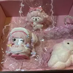 M*様 捏捏 スクイーズ ピンクゆめかわセット 3点 うさぎ リオ系