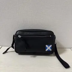 極美品 ラゲッジレーベル ショルダーバッグ 二層 ニューライナー 青
