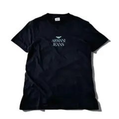 Y2K 00s ARMANI JEANS センターロゴプリント ピチT 短丈のサムネイル