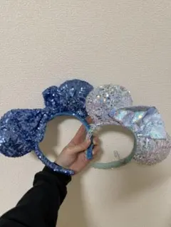 ディズニー　ミニースパンコールカチューシャ