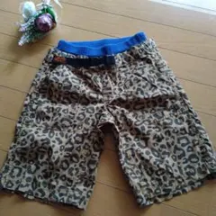 FOキッズ 男の子 ハーフパンツ 130 レオパード柄