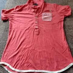 訳あり格安　PEARLY GATES オレンジ ポロシャツ サイズ5