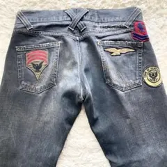 レア　ドルチェアンドガッバーナ　48　ロゴプリント　ワッペン　デニム