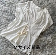 AG by aquagirl ウエストコルセット風編み上げリボンTシャツM 新品のサムネイル