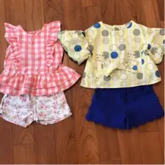 セットアップ2セット　100 女の子