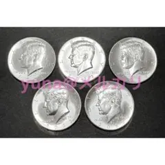 ケネディーハーフドル/ダラー　銀貨　5枚 コインが好きで！ーフジタク談話室: ケネディのハーフダラー銀貨