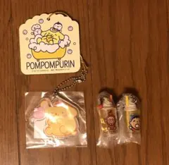 サンリオ レトログラスミニチュアチャーム キーホルダー 3点セット