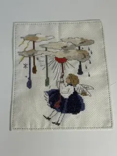 クロスステッチ 完成品 ファスナーポーチ くらはしれい オーダー