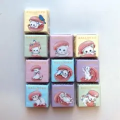 ダロワイヨ ローソン 限定 チロルチョコ あまおうニャカロン 全10種セット 猫のサムネイル