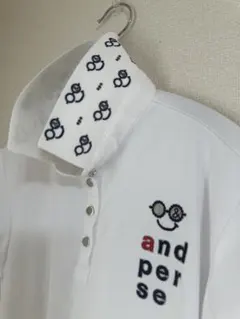 and per se ポロシャツ ホワイト Mサイズ