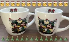 ディズニー　クリスマス　スーベニアカップ　2個セット