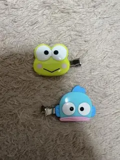 ケロケロけろっぴ はんぎょどん 前髪クリップ