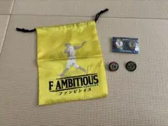 日本ハムファイターズ　日ハム　グッズ　選手　ポーチ　ピンバッジのサムネイル