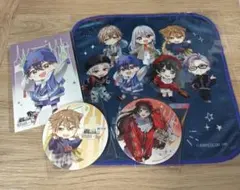 にじさんじ　7大タワーコラボハンカチ　特典コースター　ポストカードセット