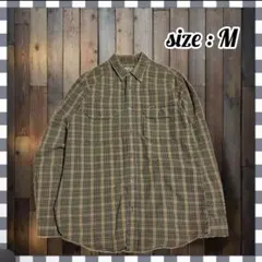 カルバンクライン CK チェック柄シャツ 長袖 ネルシャツ レディースOK M