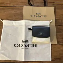 COACH 三つ折り財布 バイカラー
