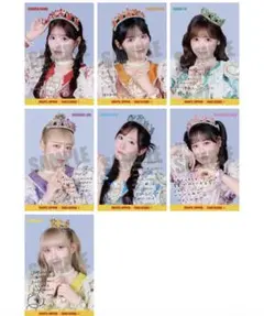 FRUITS ZIPPER ポストカード 7人セット　東京ドーム