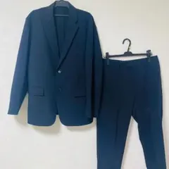 美品 ユニクロ 感動スーツ 大きいサイズ セットアップ XXL 洗える