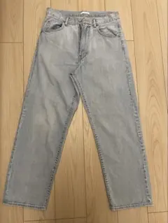 【3点セット】WYM ライトブルー ストレートデニムパンツ