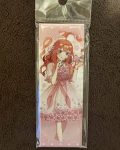 五等分の花嫁 ロングスクエア缶バッジ　桜アフタヌーンティ　中野五月