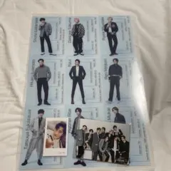 SnowMan クリアポスター A3サイズ 写真とトレカ付き