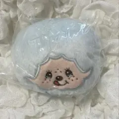 モンチッチ フェイスぬいぐるみキーホルダー 水色